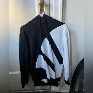 adidas Men's hoodie in Black and White